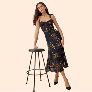 Reformation Nikita Floral Dress